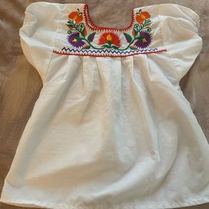 Beautiful embroidered little girl top